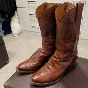 Lucchese Rich Brown Western Boots